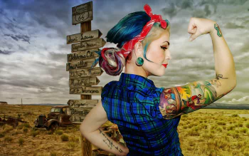 Vintage Pin Up Desktop Backgrounds
