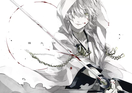 Tsurumaru Kuninaga Anime Touken Ranbu HD Desktop Wallpaper | Background Image