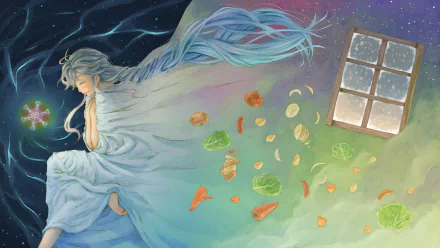 Sekka Yufu Anime Utau HD Desktop Wallpaper | Background Image