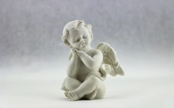  Cherub Statue Sleeping