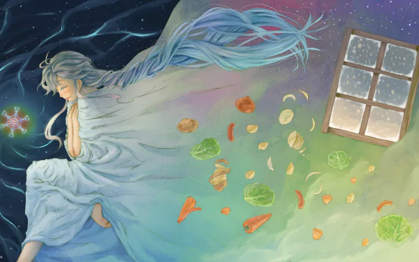 Sekka Yufu Anime Utau HD Desktop Wallpaper | Background Image