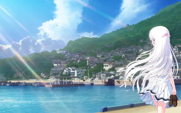 Naruse Shiroha Anime Summer Pockets HD Desktop Wallpaper | Background Image