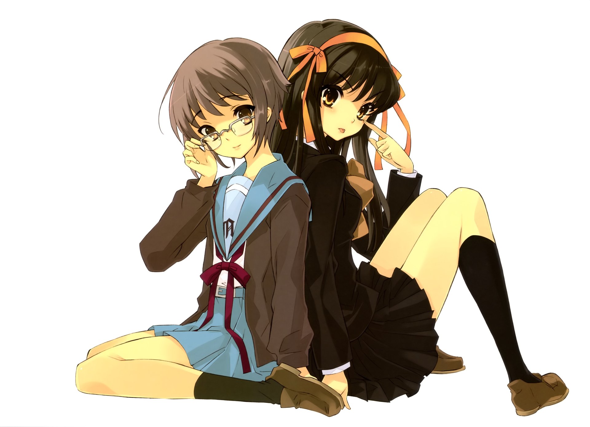 Download Anime The Melancholy Of Haruhi Suzumiya 8k Ultra HD Wallpaper