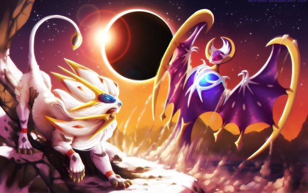 Video Game Pokémon: Sun and Moon Pokémon Solgaleo Lunala Pokémon Sun And Moon HD Wallpaper | Background Image