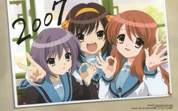 Anime The Melancholy of Haruhi Suzumiya HD Desktop Wallpaper | Background Image