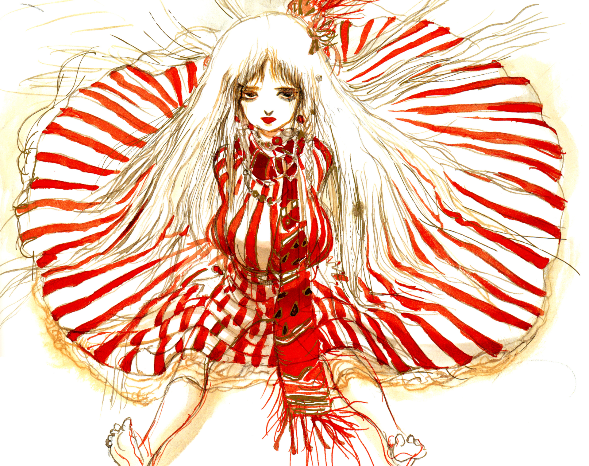 Download Anime Angel's Egg HD Wallpaper by Yoshitaka Amano