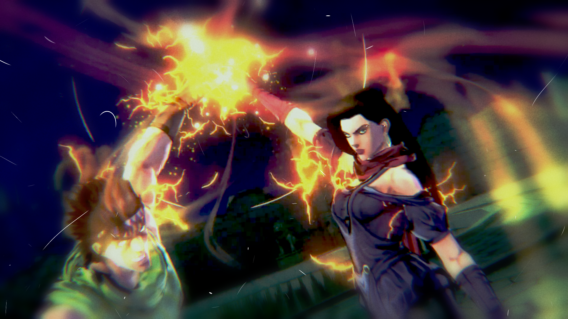 Download Joseph Joestar Lisa Lisa Anime Jojo's Bizarre Adventure HD Wallpaper