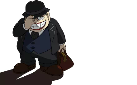 Fukuzou Moguro Warau Salesman Anime Laughing Salesman HD Desktop Wallpaper | Background Image