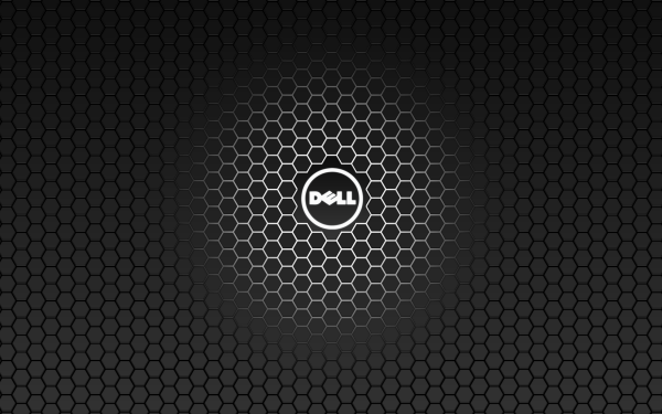 Technology Dell Black Hexagon HD Wallpaper | Background Image
