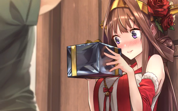 Kongou (Kancolle) Anime Kantai Collection HD Desktop Wallpaper | Background Image