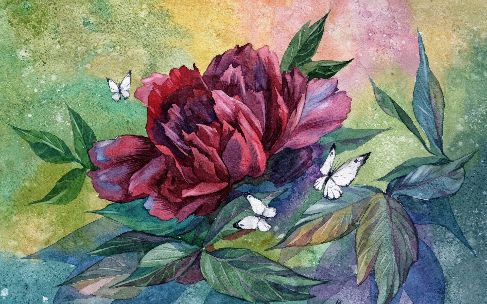 Painted flowers. Ван Цин пионы. Картина цветы. Цветы живопись. Цветы акварель.