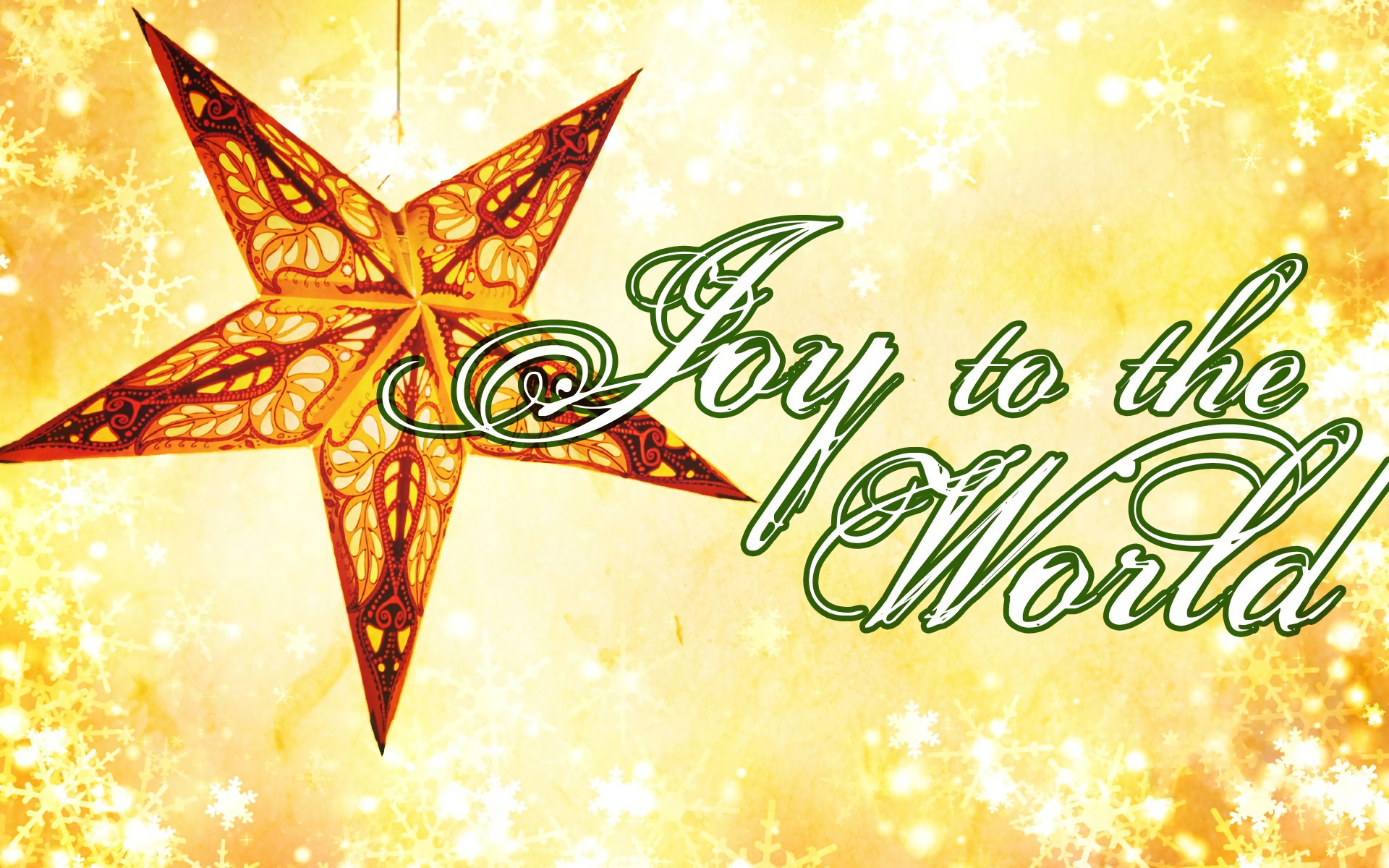 Joy To The World Hd Wallpaper Background Image 1920x1200