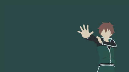 minimalist Kazuma Satou Anime KonoSuba - God’s blessing on this wonderful world!! minimalist anime HD Desktop Wallpaper | Background Image
