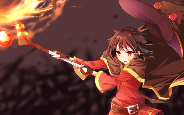Anime KonoSuba - God’s blessing on this wonderful world!! Megumin KonoSuba HD Wallpaper | Background Image
