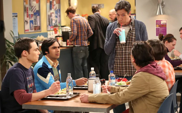 Raj Koothrappali Kunal Nayyar Sheldon Cooper Jim Parsons Leonard Hofstadter Johnny Galecki TV Show The Big Bang Theory HD Desktop Wallpaper | Background Image
