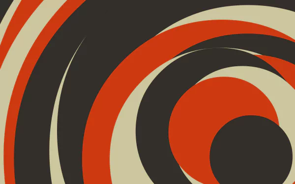  Black and red abstract