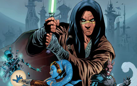 Aayla Secura Quinlan Vos Comic Star Wars HD Desktop Wallpaper | Background Image