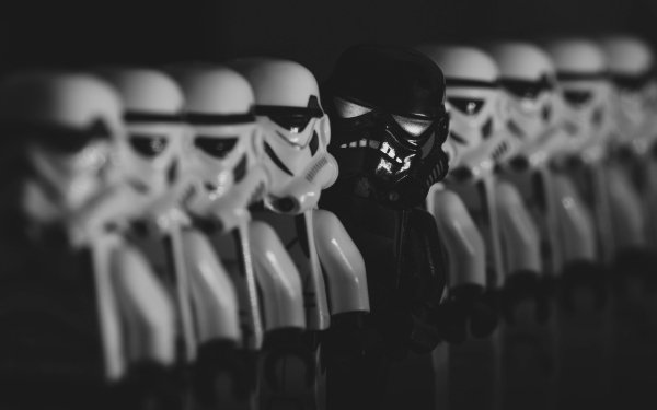 Products Lego Star Wars Stormtrooper Black & White HD Wallpaper | Background Image