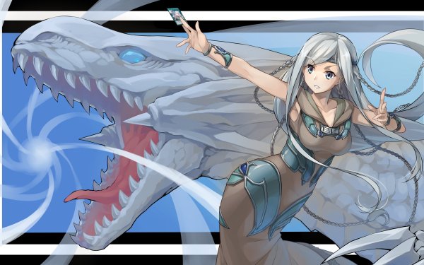 Anime Yu-Gi-Oh! Dragon Card Game Blue Eyes Headband HD Wallpaper | Background Image