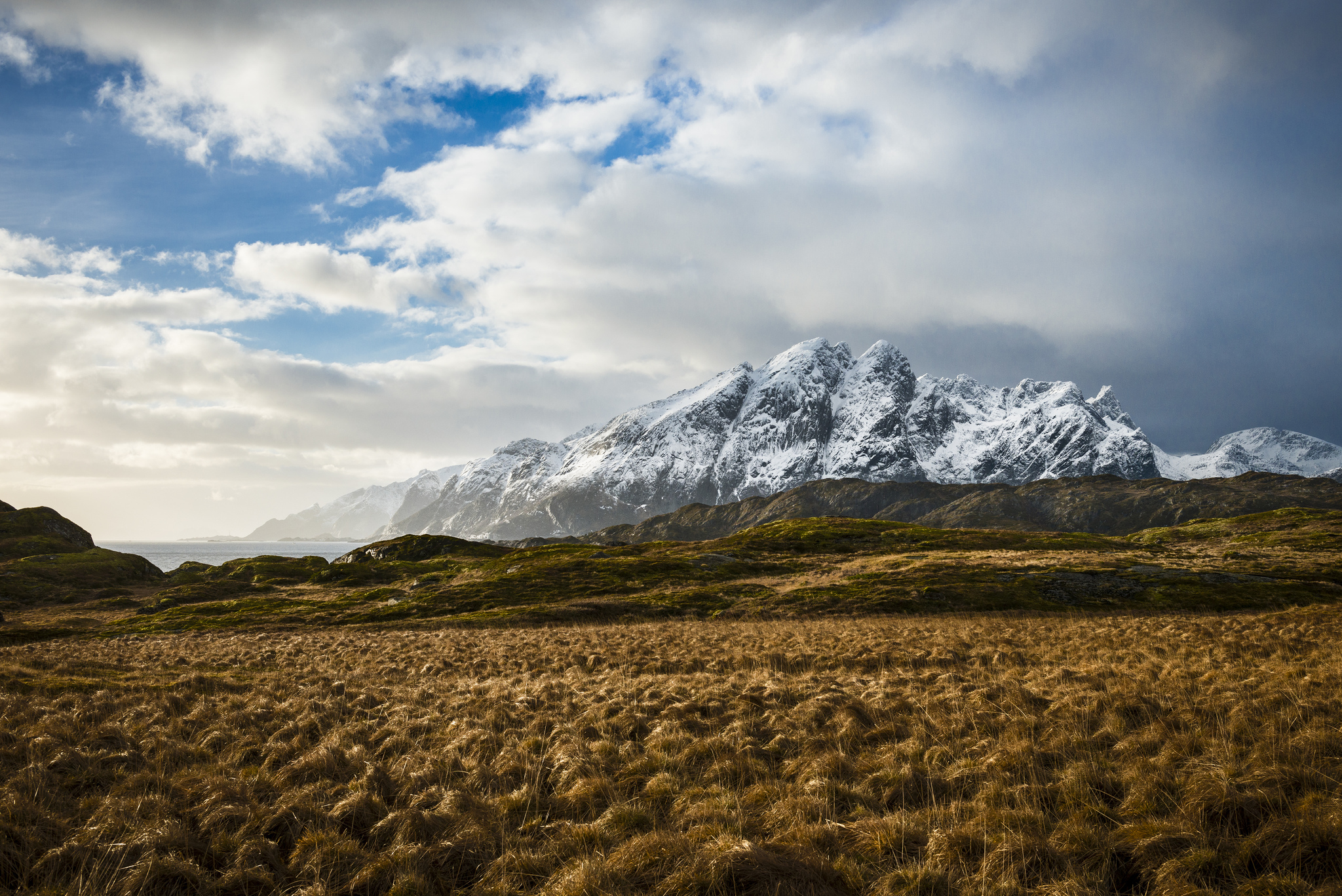 Download Cloud Landscape Grass Nature Mountain HD Wallpaper