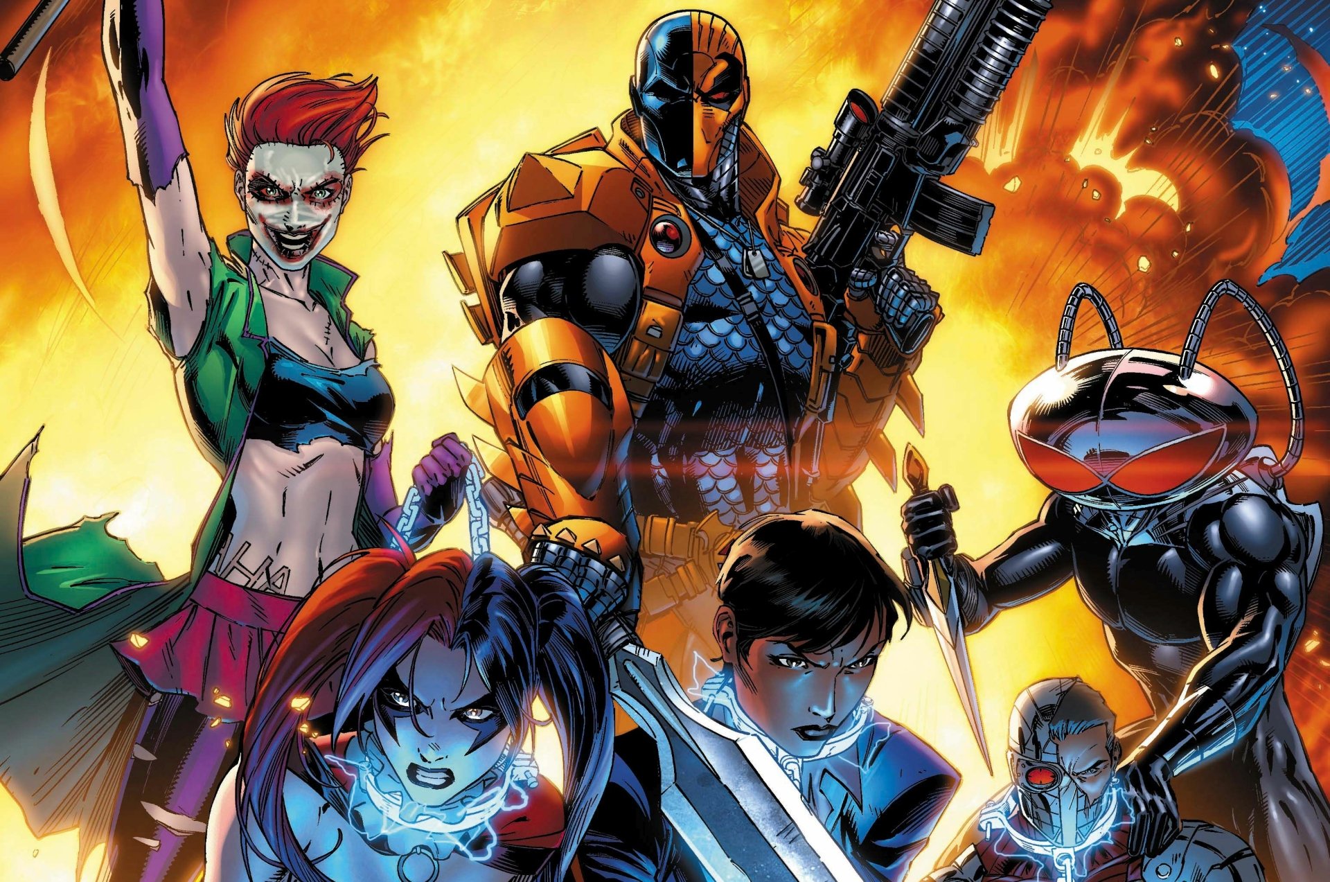 Download Deathstroke Comic Suicide Squad HD Wallpaper