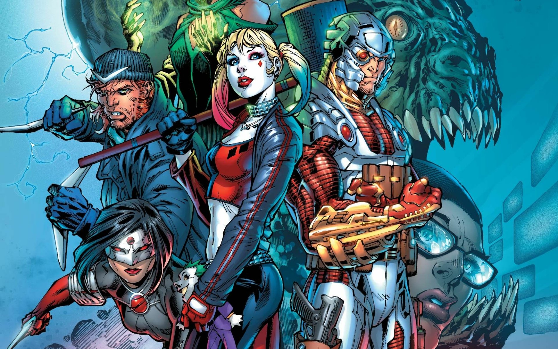 Download Comic Suicide Squad HD Wallpaper