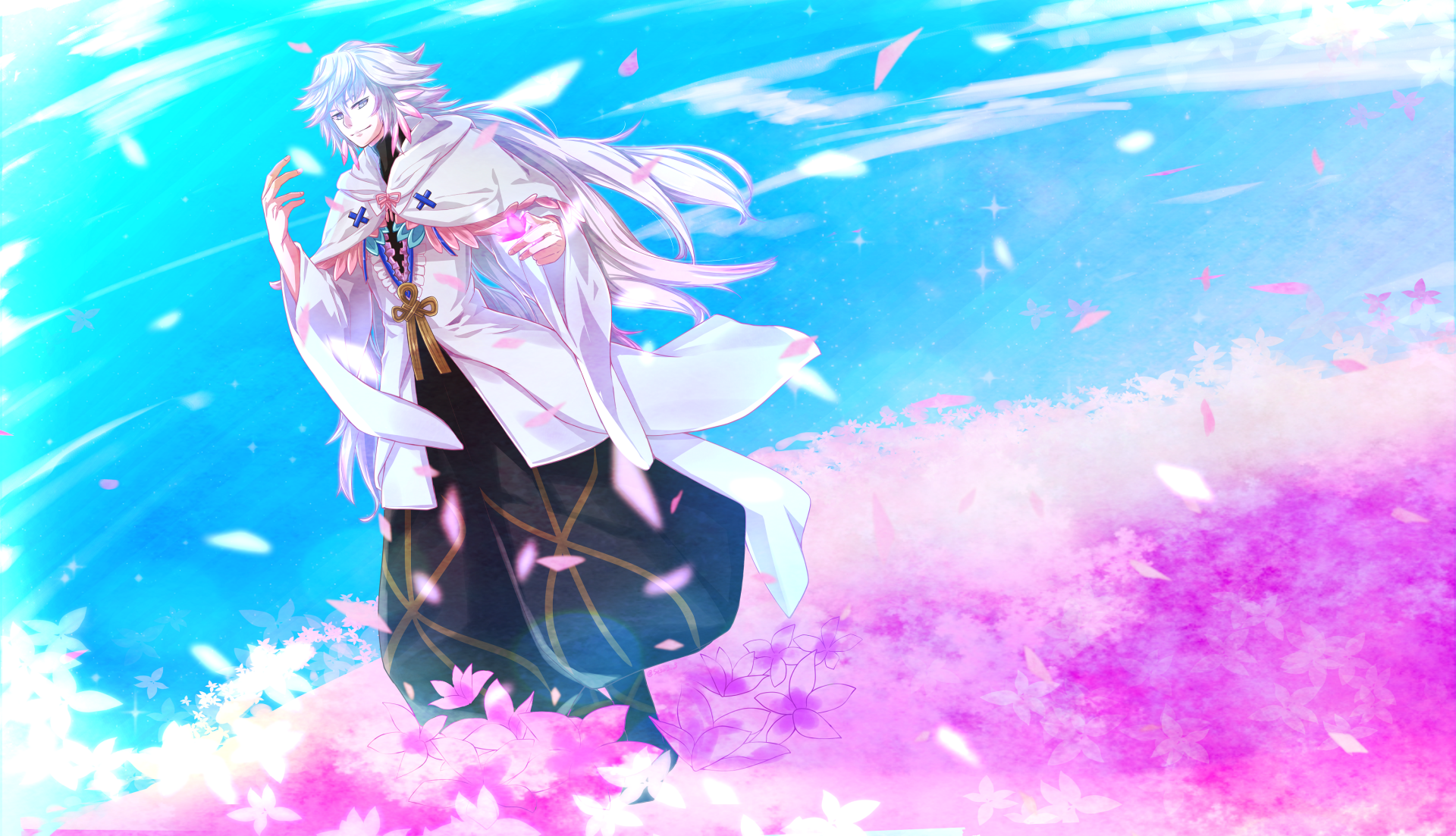 Fate/Grand Order Anime HD Wallpaper – Radiant Sakura Breeze