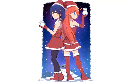 Kokona (Flip Flappers) Papika (Flip Flappers) Anime Flip Flappers HD Desktop Wallpaper | Background Image