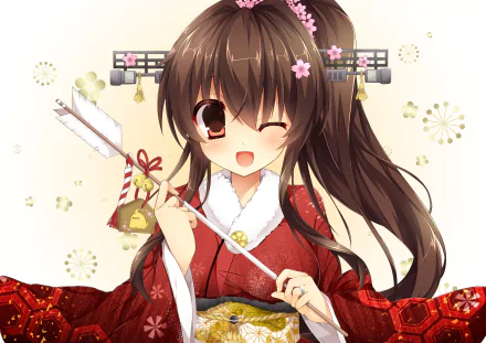 Yamato (Kancolle) Anime Kantai Collection HD Desktop Wallpaper | Background Image