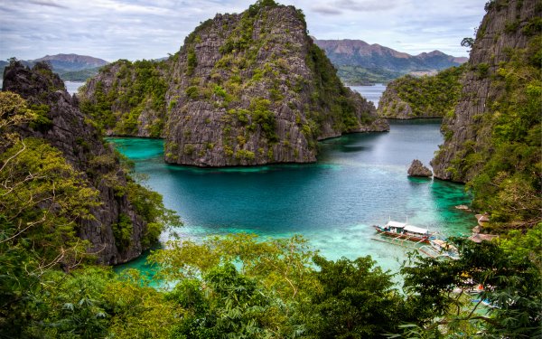 Earth Rock Ocean Sea Philippines HD Wallpaper | Background Image