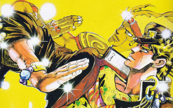 Star Platinum (Jojo's Bizarre Adventure) Jotaro Kujo Anime Jojo's Bizarre Adventure HD Desktop Wallpaper | Background Image