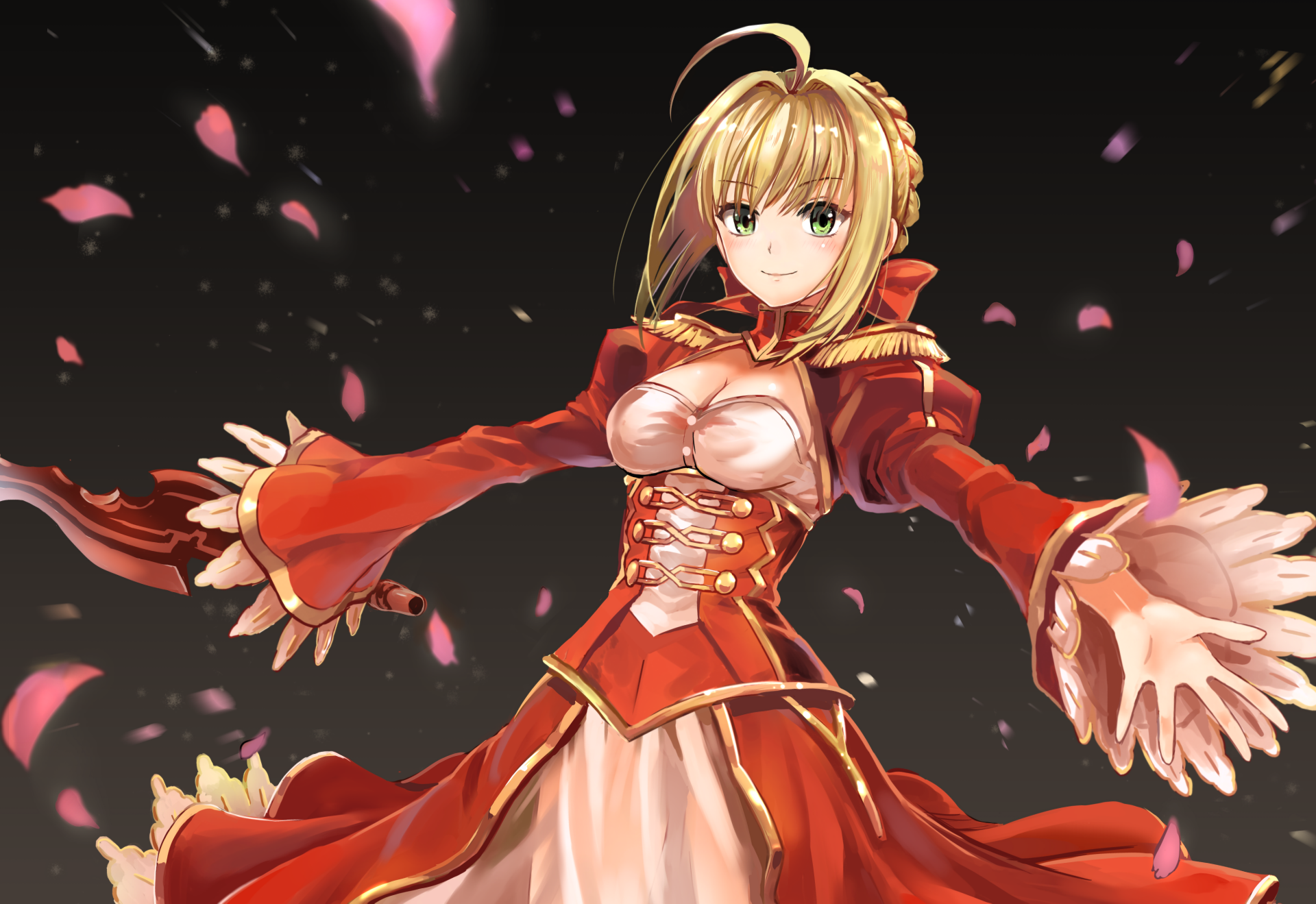 4K Ultra HD Fate/Extra Saber Wallpaper