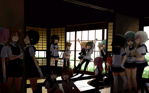 Anime Kantai Collection Hamakaze Shimakaze Akigumo Amatsukaze Arashi Hagikaze Hatsukaze Isokaze Kagerou Kuroshio Maikaze Nowaki Oyashio Shiranui Tanikaze Tokitsukaze Urakaze Yukikaze HD Wallpaper | Background Image