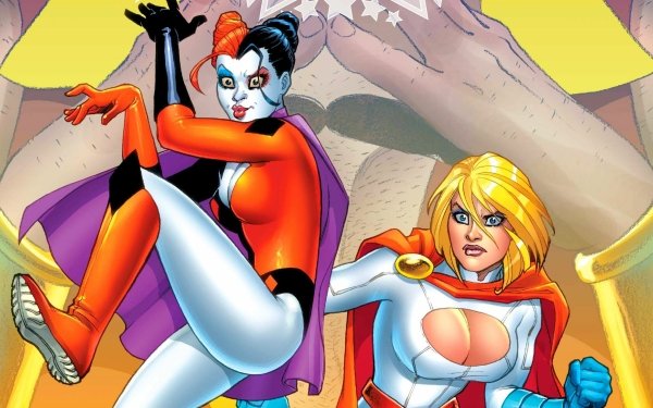 Comics DC Comics Power Girl Harley Quinn HD Wallpaper | Background Image