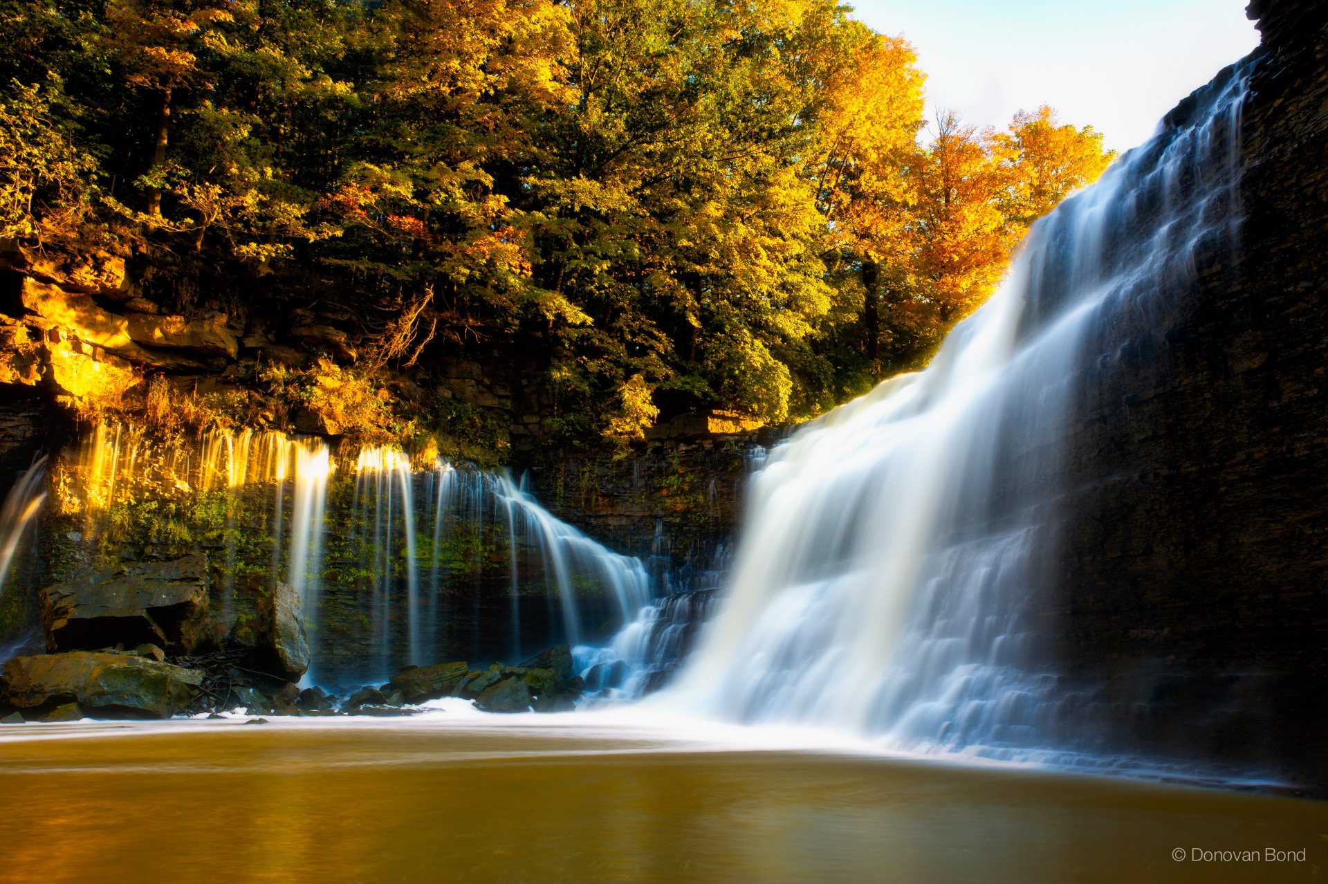 Nature Waterfall 4k Ultra HD Wallpaper by Donovan Bond