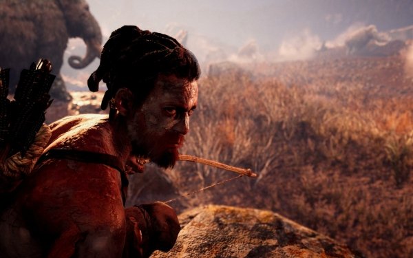 Video Game Far Cry Primal Far Cry Mammoth Hunting HD Wallpaper | Background Image