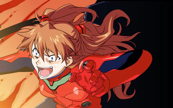 Asuka Langley Sohryu Anime End of Evangelion HD Desktop Wallpaper | Background Image