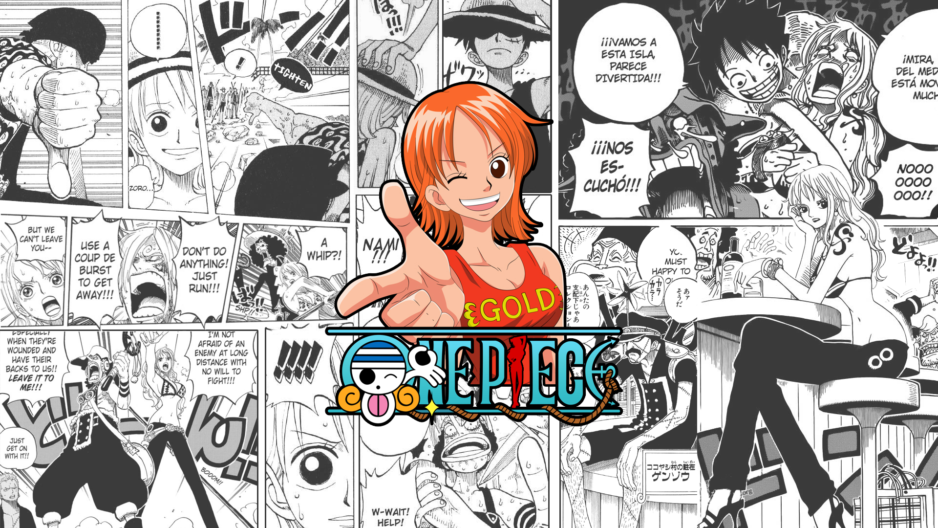 Vibrant Nami HD Wallpaper from One Piece