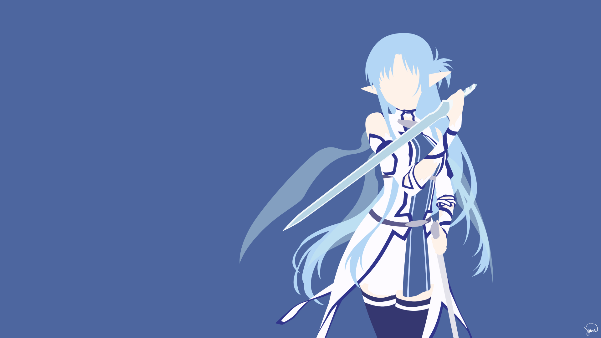 Download Sword Art Online Minimalist Asuna Yuuki Anime Sword Art Online