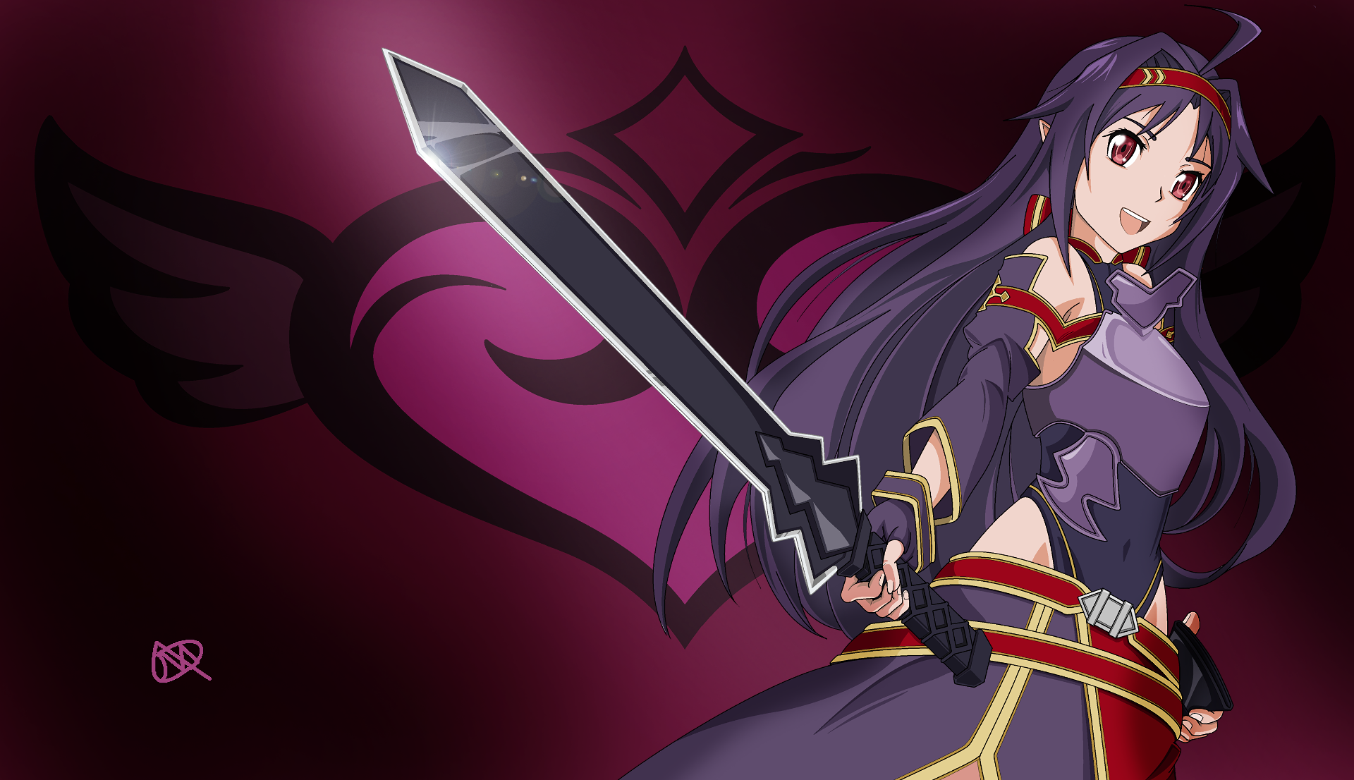 Download Yuuki Konno Anime Sword Art Online II HD Wallpaper