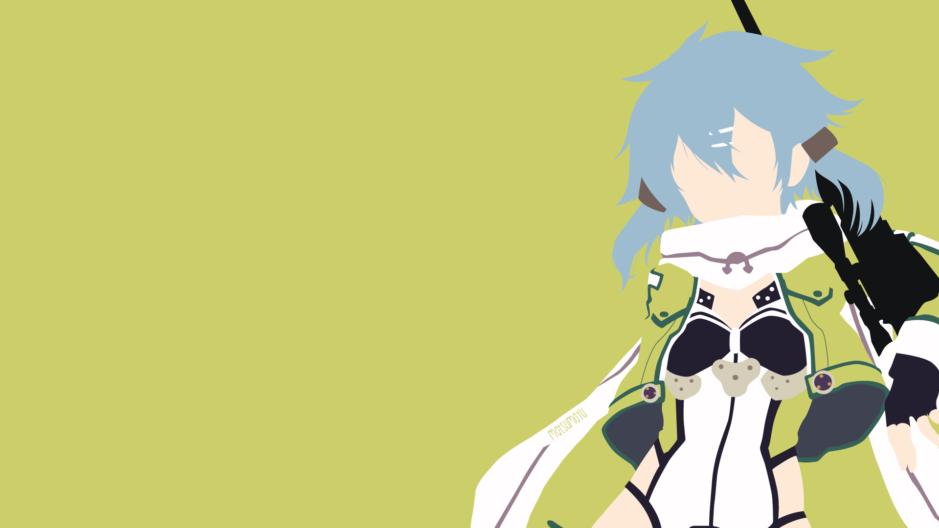 Download Sword Art Online Minimalist Shino Asada Anime Sword Art Online II Minimalist Anime HD Wallpaper by matsumayu