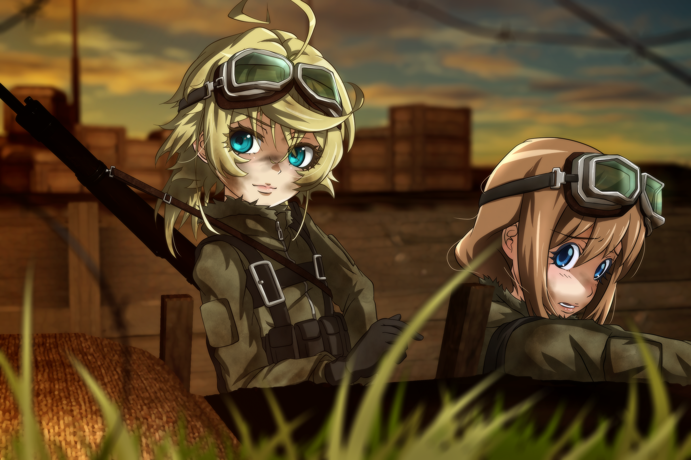 Anime Youjo Senki HD Wallpaper | Background Image