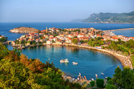  Panoramic View of City in Turkey