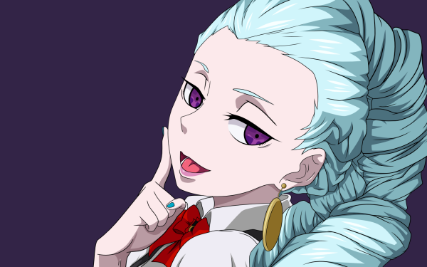 Anime Death Parade Aqua Hair Purple Eyes Braid Earrings Nona HD Wallpaper | Background Image