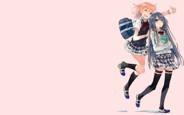 Anime My Teen Romantic Comedy SNAFU Yui Yuigahama Yukino Yukinoshita HD Wallpaper | Background Image