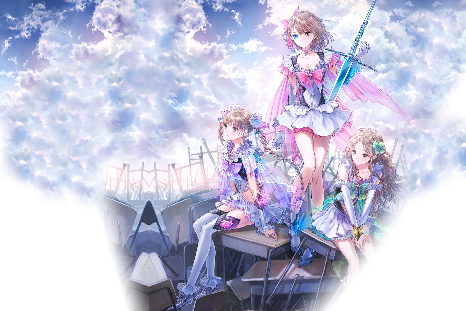 Anime Blue Reflection HD Wallpaper | Background Image