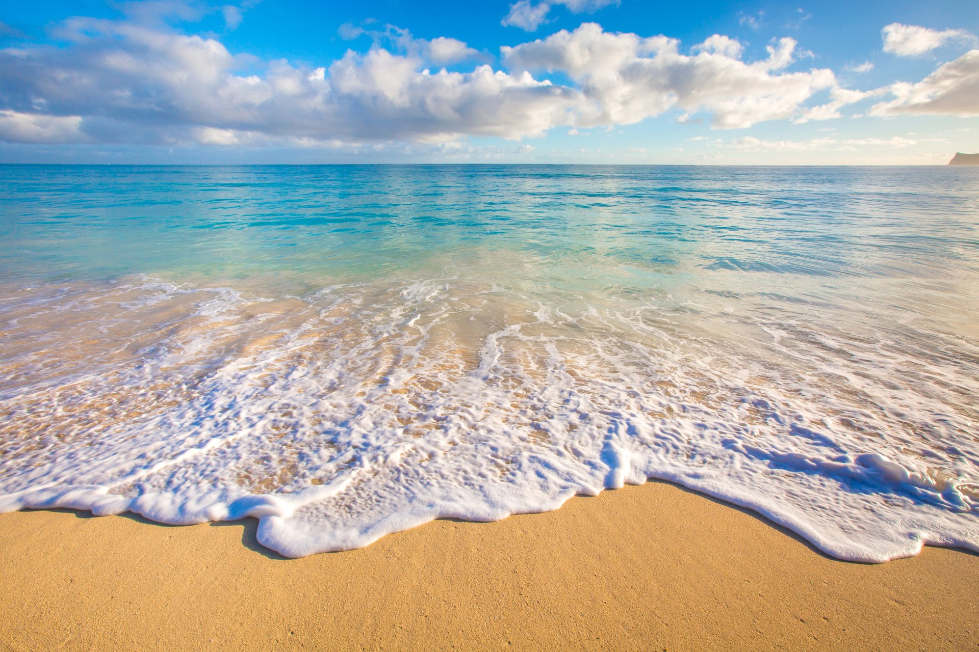 Download Foam Cloud Sky Horizon Nature Ocean 4k Ultra HD Wallpaper ...