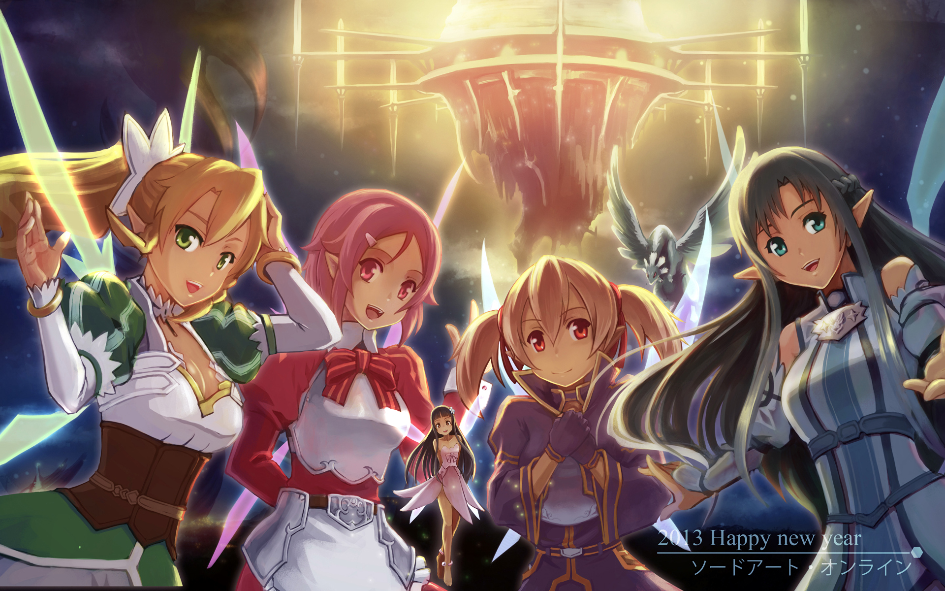 Sword Art Online II Legendary Heroes United HD Wallpaper by