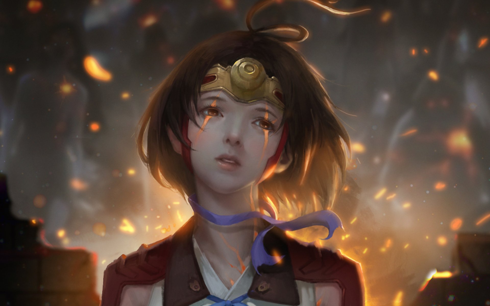 Anime Kabaneri of the Iron Fortress HD Wallpaper by clear water