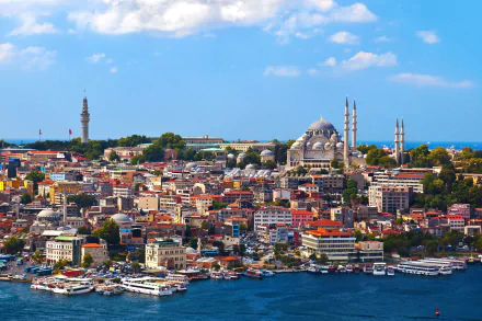 building mosque city house Turkey (Country) man made Istanbul HD Desktop Wallpaper | Background Image